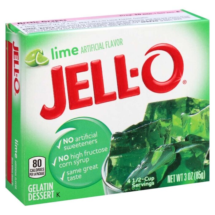 Jell-O Jell-o lime Gelatin 85gr | 3 OZ