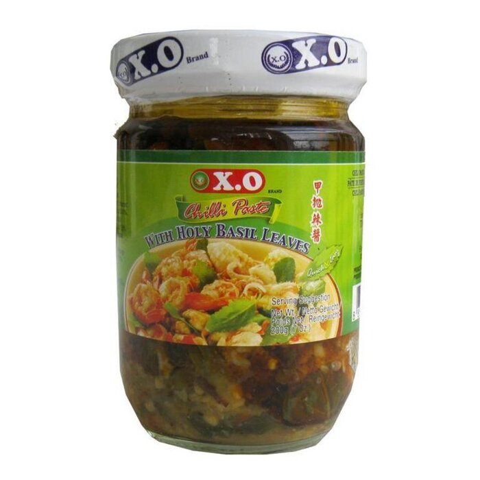 XO Chilli Paste with Holy Basil Leaves 200gr