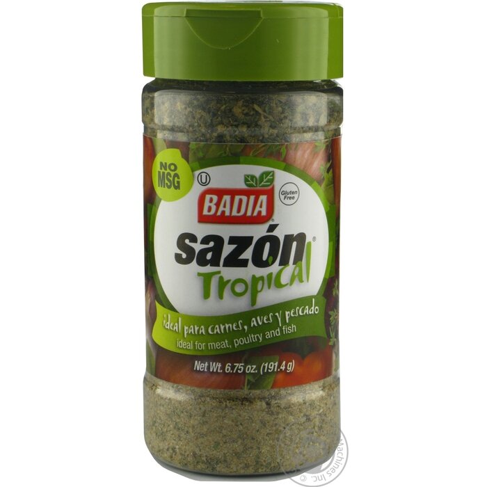 Badia Badia Sazon tropical green 6.75 oz (191.4gr) powder