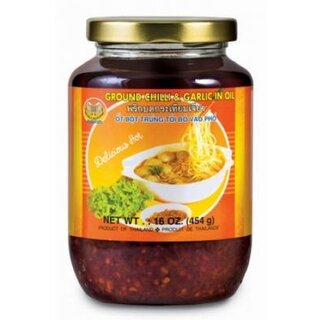 Ground Chilli & Garlic in Oil 454gr Double Seahorse