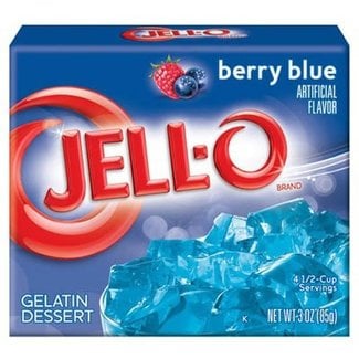 Jell-o Berry Blue Gelatin 85gr | 3 OZ