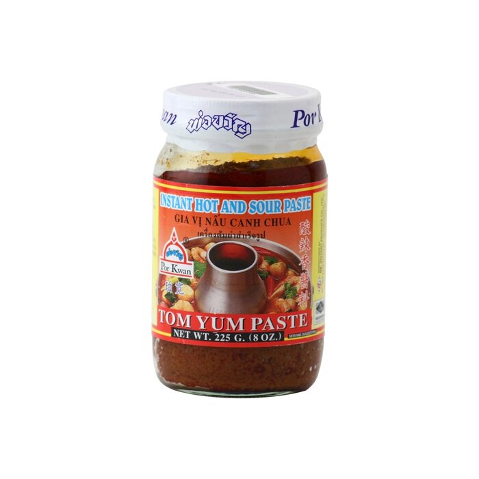 OUTLET: Tom Yum Paste Por Kwan 225gr Best before 25.12.2025