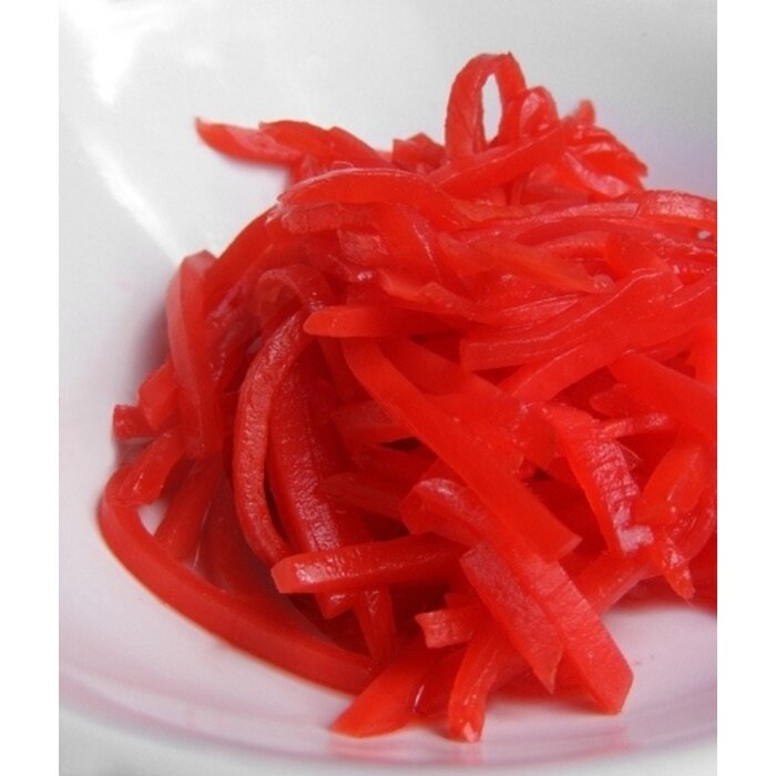 Red ginger strips in vinegar 45g Tencho Beni Shoga
