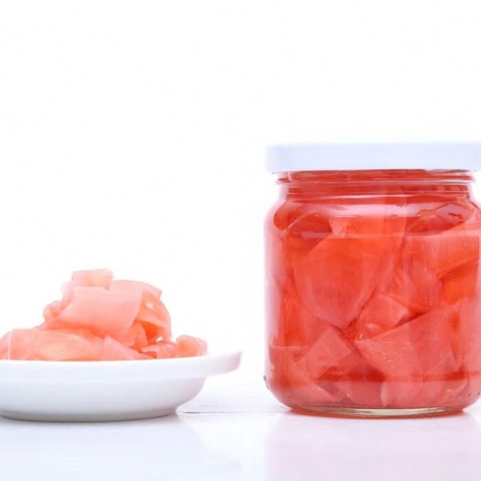 Obento Sliced Pickled Ginger Pink 190gr Pot