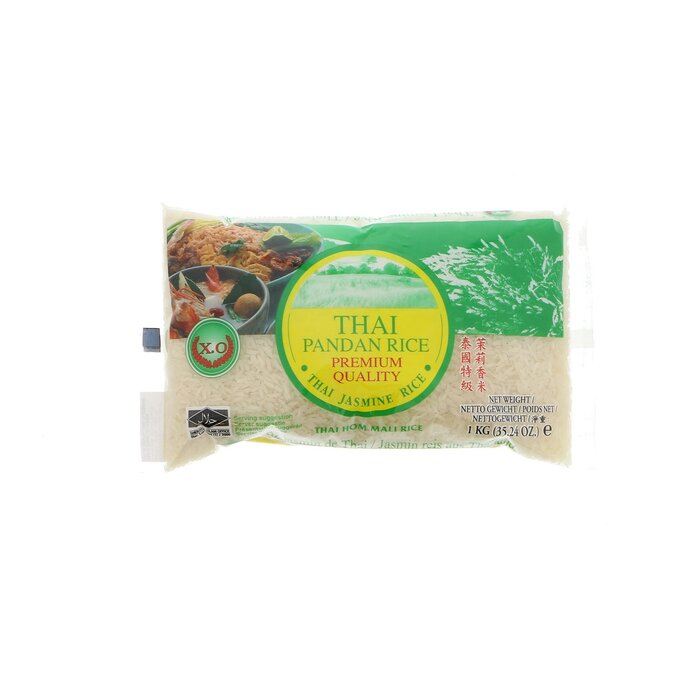 X.O XO Thai Pandan Rice - Thai Hom Mali Rice 1kg