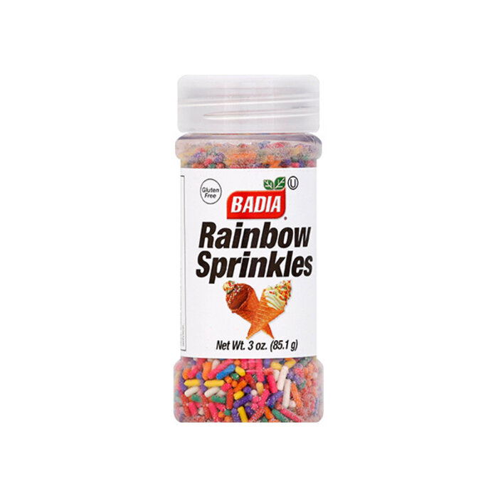 Badia Badia Rainbow Sprinkles 3 oz - 85.1gr