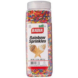 Badia Badia Rainbow Sprinkles 1.5 lbs - 680.4gr