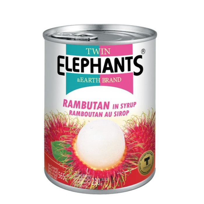 Twin Elephant Earth Rambutan in syrup 565gr
