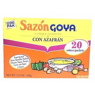 Sazon Goya Con azafran 20pcs (100gr)