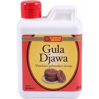 Gula Djawa  siroop 500ml Flower brand vloeibare palmsuiker