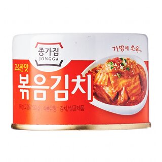Kimchi Stir Fry Mat 160gr Chongga Jongga  - orange label - blik