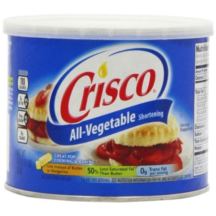 Crisco All-vegetable shortening 454gr / 16oz