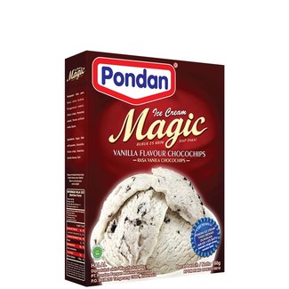 Pondan Ice cream Magic Vanilla Choco Chips 160g