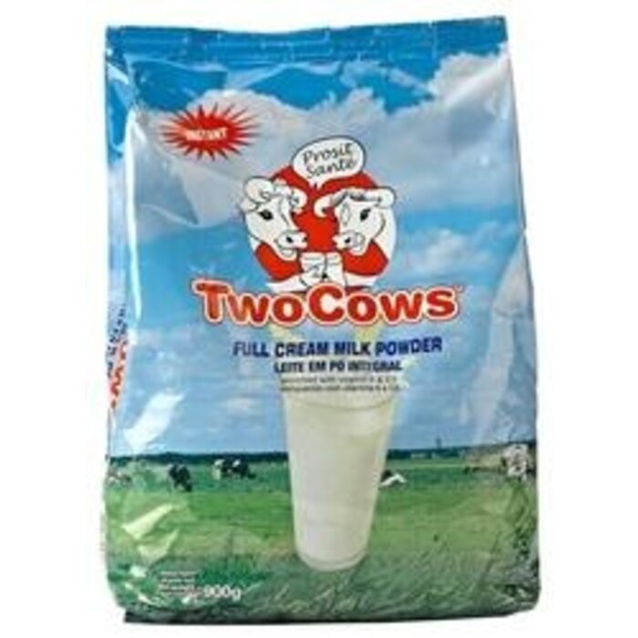two cows Two Cows full Cream Milk Powder Volle Melk Poeder 900g