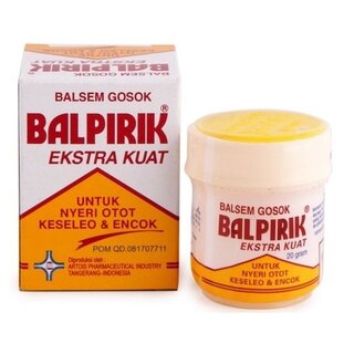 Balsem Gosok Balpirik Extra Kuat oranje 20g