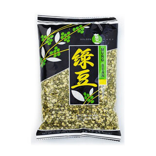 Golden Chef unpeeled split mung beans 400g