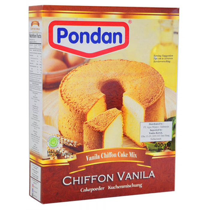 Pondan Pondan Vanila Chiffon cake powder 400 g