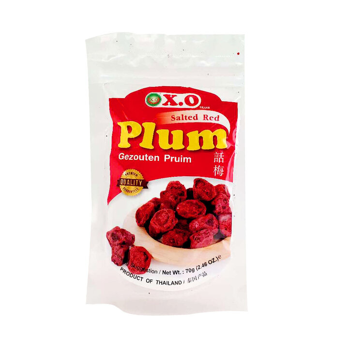 x.o salted red plum 70g