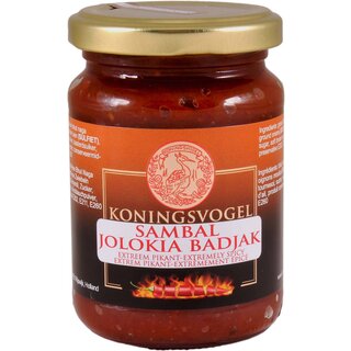 Koningsvogel Sambal jolakia badjak 200 g