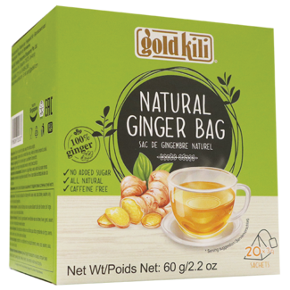 Gold Kili natural Ginger bag 60g (20 sachets)