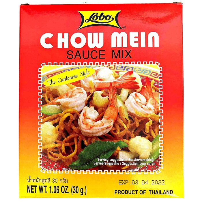 lobo chow mein sauce mix 30gr
