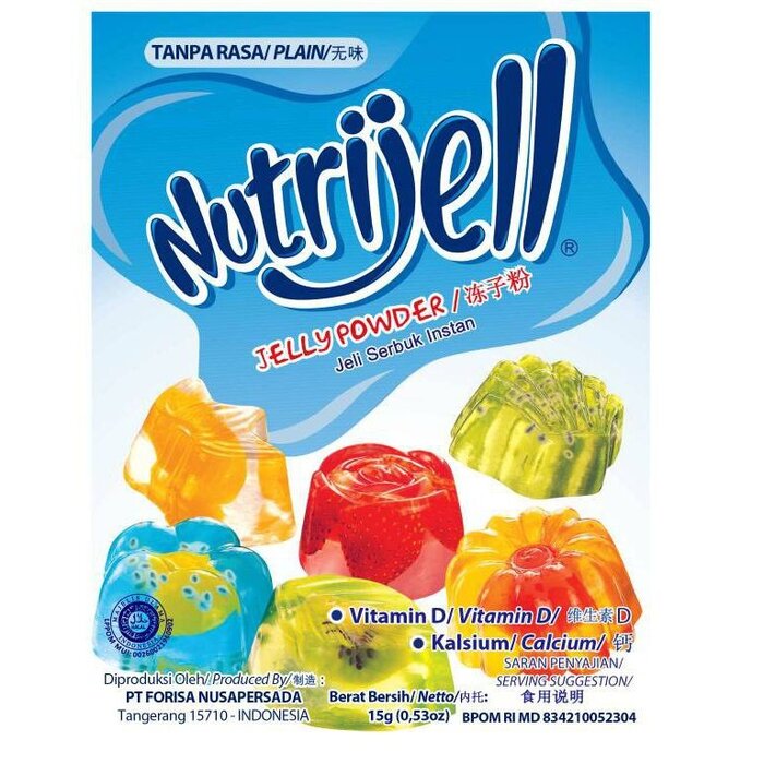 nutrijell jelly powder plain 15gr