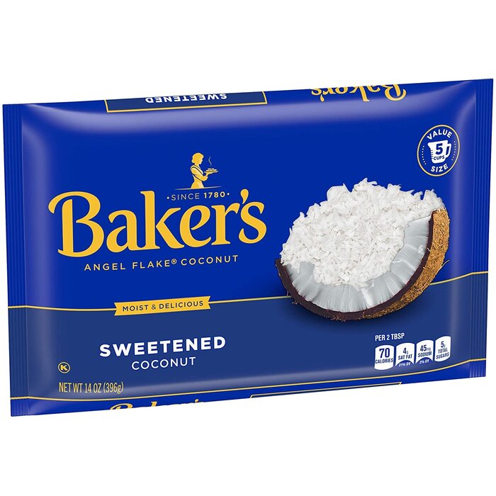 baker's angel flake coconut 14oz (396gr)