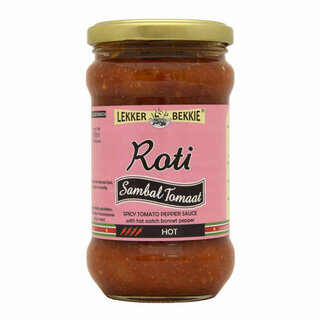 Lekker Bekkie Roti Sambal Tomato 290 ml Lekker Bekkie