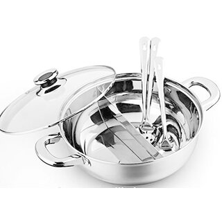 stainless steel hot pot Ø28cm - 4.7L Golden Turtle