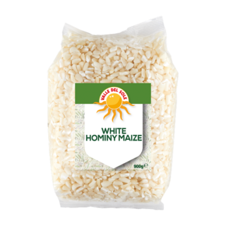 Valle Del Sole VDS White Hominy Maize 900gr Broken