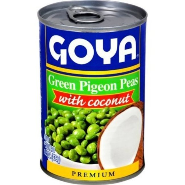 TokoGembira Goya Green Pigeon Peas with Coconut 439g Tokogembira.nl