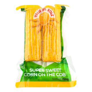 Valle Del Sole corn on the cob 2 pieces (450gr) Valle Del Sole