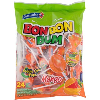 BonBon Bum Mango Lollipop 408gr Colombina