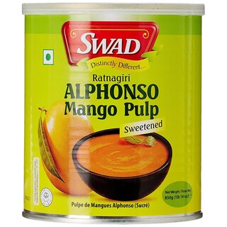 swad alphonso mango pulp 850gr