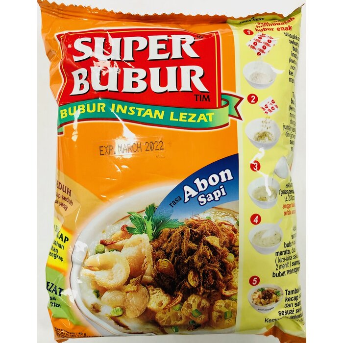 super bubur abon sapi 49gr