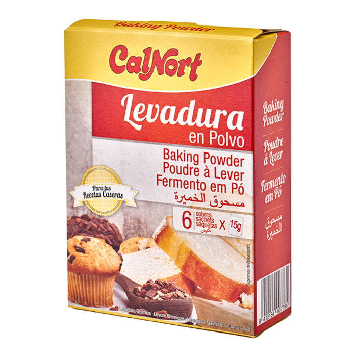 calnort baking powder 6x15gr