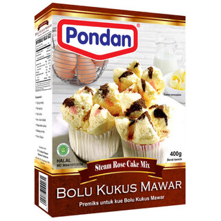Pondan Pondan Bolu Kukus Mawar, steamed rose cake, 400g