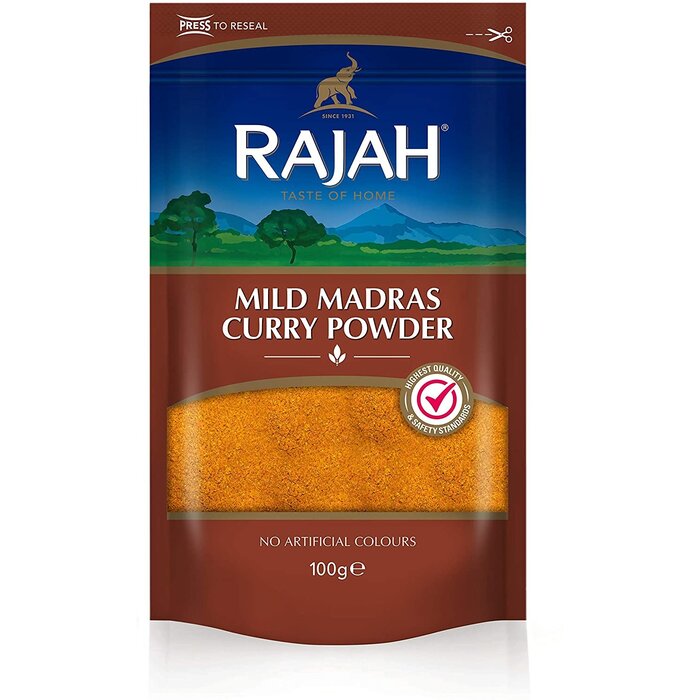 rajah mild madras curry powder 100g