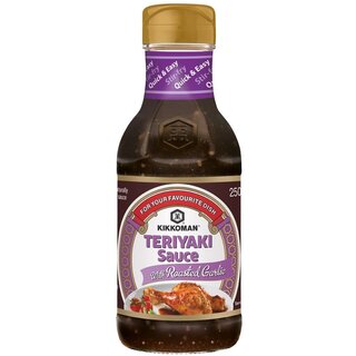 Kikkoman Teriyaki Saus Roasted Garlic 250 ml