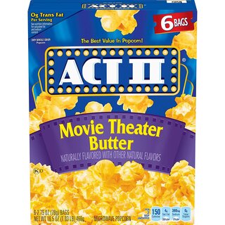 act II Movie Theater Butter 3 - 2.75 oz bags (Net 234g)