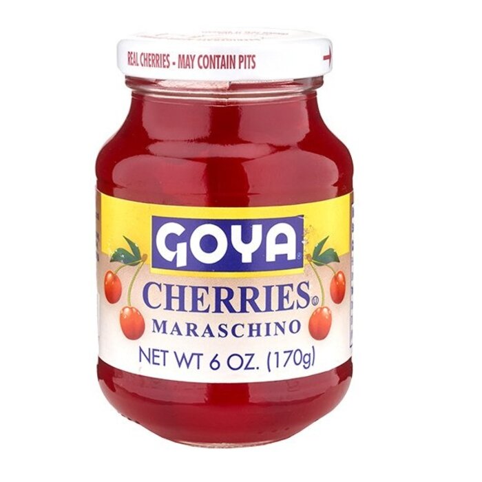 goya cherries maraschino 6 oz (170g)