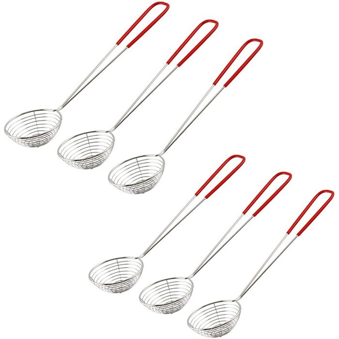 Fondue Sieve Ø7cm / chafing nets Deluxe set 4 pieces