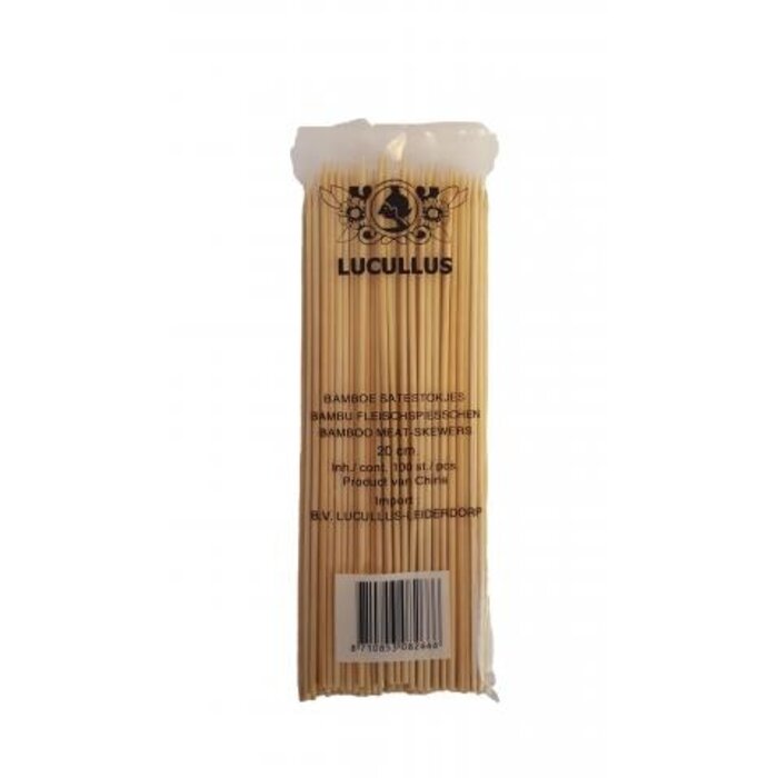Bamboe Satestokjes 20cm Lucullus