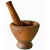 earthen mortar & pestle L - Ø 23cm Clay