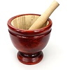 Wooden Mortar and Pestle Ø 18cm - 7inch