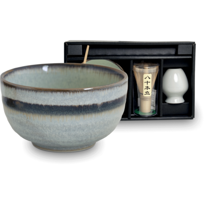 Matcha Set Ø13 cm | H7 cm - kom + borstel + lepel + houder 6042893 / EDO Japan