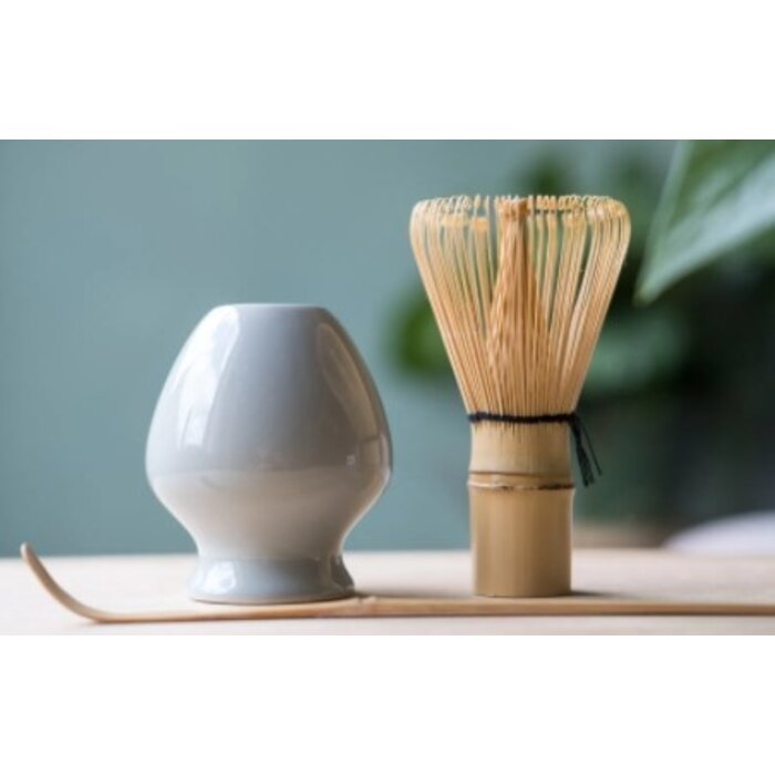 Matcha Set Ø13 cm | H7 cm - kom + borstel + lepel + houder 6042893 / EDO Japan