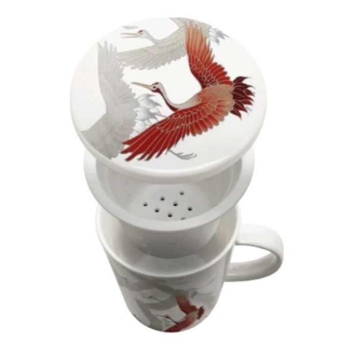 Tea Mug with Filter Crane Ø9.5 cm | H11 cm