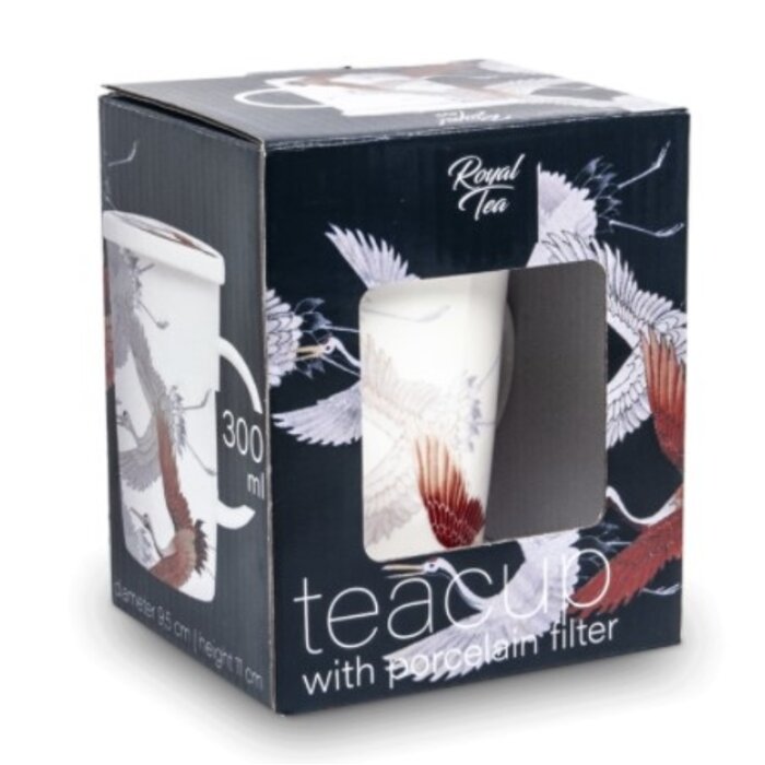 Tea Mug with Filter Crane Ø9.5 cm | H11 cm