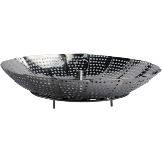 Steamer basket stainless steel Ø 23 cm foldable